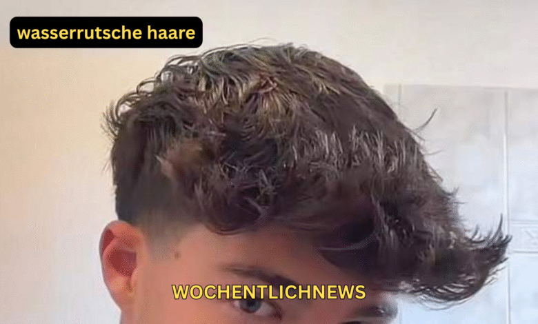 wasserrutsche haare